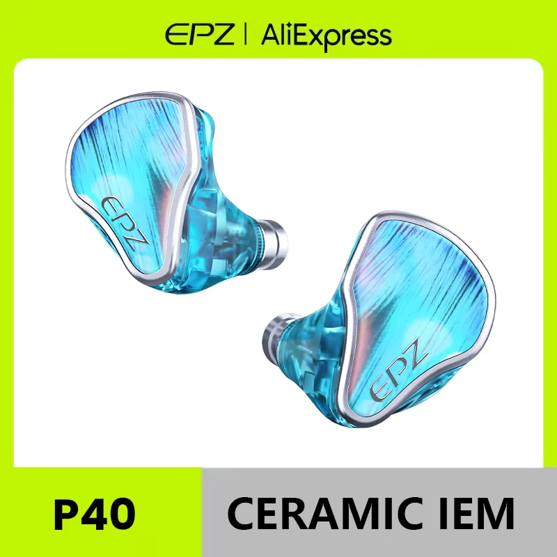 Audiophile Headphone Wired - EPZ P40 Star Trails PZT 세라믹